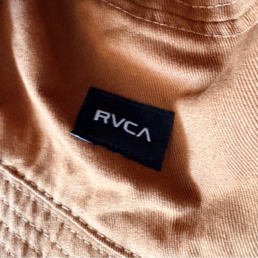 RVCA Reversible Floral Gingham Bucket Hat - Yellow - Picture 5 of 5